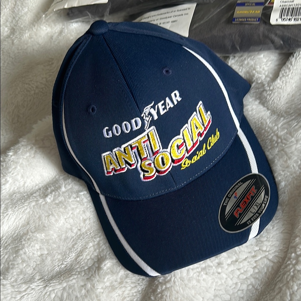 anti social social club x goodyear hat